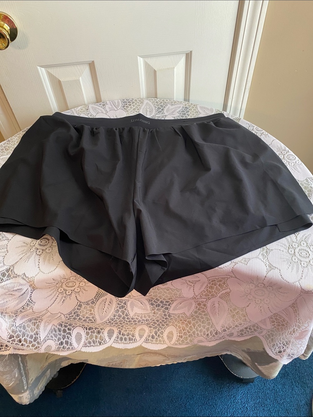 Spalding Black Women's Athletic Layered Skort Size XXL - Picture 3 of 6